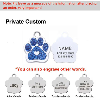 PawPrints Deluxe ID Tag