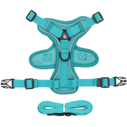 SafePaws: Reflective Escape-Proof Harness & Leash Set